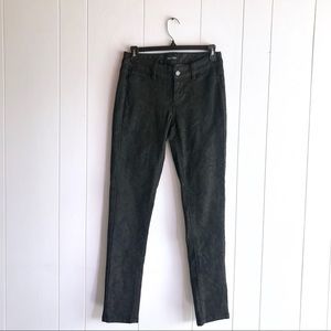 White House Black Market Black Paisley Skinny Jean